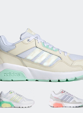 Adidas阿迪达斯 neo RUN9TIS 女子低帮舒适运动休闲跑步鞋FZ1715