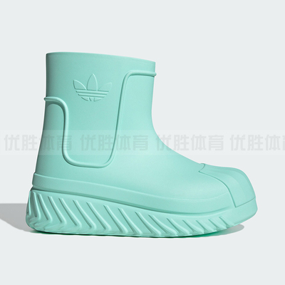 阿迪达斯 三叶草ADIFOM BOOT W贝壳头增高防水靴 IE0391 IE0387