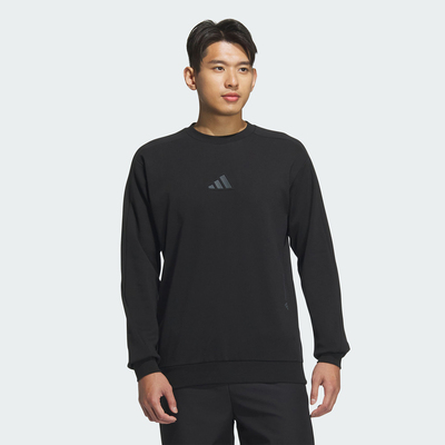 阿迪达斯TH MH LOGO SWT运动休闲圆领卫衣套头衫 JZ8420