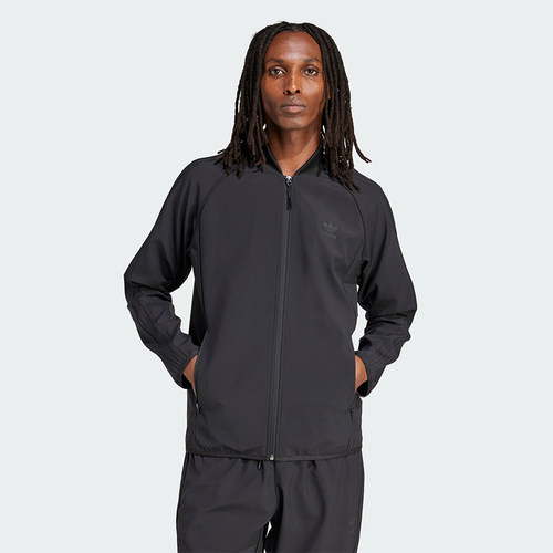 Adidas阿迪达斯SST BONDED TRACK TOP运动修身夹克外套 IM9883