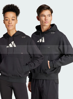 Adidas阿迪达斯 官方正品男子U TR CAT G H运动连帽套头衫 IS2355