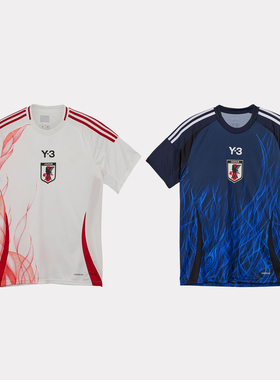 Adidas阿迪达斯JFA H JSY日本队足球运动短袖球衣IU0963 IU0964