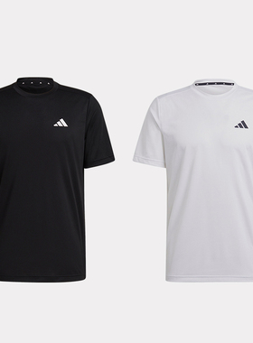 Adidas阿迪达斯V M PL男子速干凉爽运动健身短袖T恤KA8338 KA8339