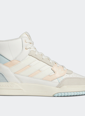 阿迪达斯DROP STEP三叶草运动休闲中帮耐磨板鞋HR1417 IE1904