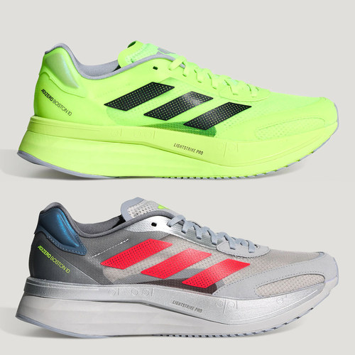 阿迪达斯ADIZERO BOSTON 10男女超轻缓震回弹跑步鞋KH7257 KH7258