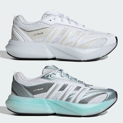 阿迪达斯LIGHTBLAZE GLOW女子减震运动休闲跑步鞋JP6327 JP6292