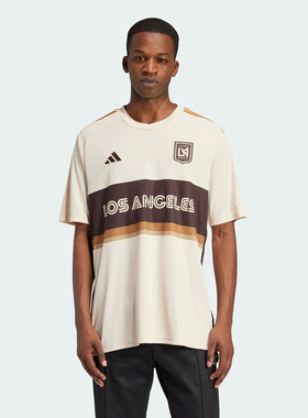 Adidas阿迪达斯LAFC 3 JSY洛杉矶队球迷版足球运动短袖球衣IN4291
