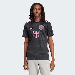 阿迪达斯IMCF A JSY迈阿密国际客场球迷版足球运动短袖球衣IS4877