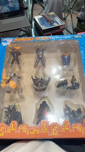 【安森】海洋堂格力高固力果怀念20世纪铁人28号场景模型