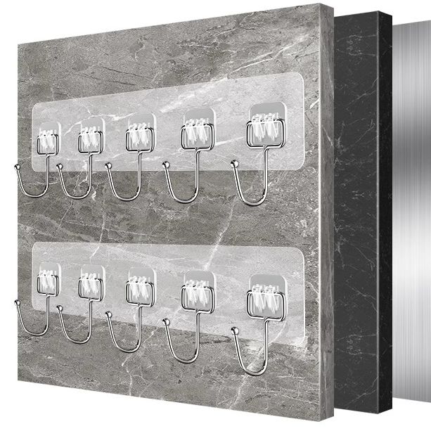 挂钩强力粘胶厨房墙壁门后无痕吸盘免打孔粘钩承重浴室连排壁挂贴