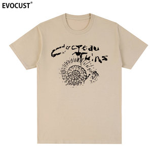 极地双子星短袖T恤Cocteau Twins摇滚乐队经典Rock TEE T-shirt