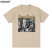 Deep Purple深紫乐队英国摇滚重金属欧美短袖 T恤男女复古怀旧