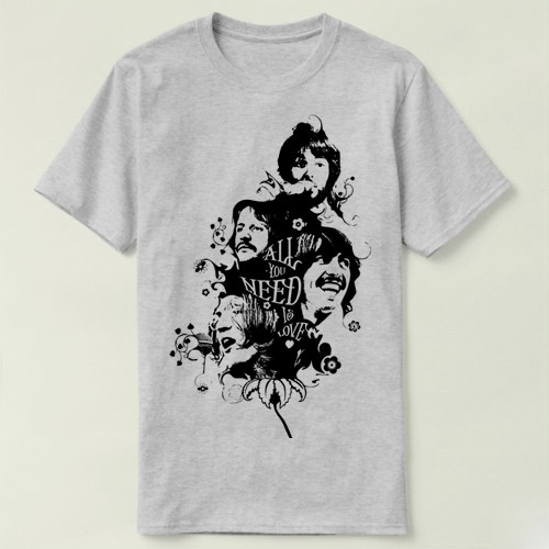 John lennon 约翰 列侬 个性 定制 DIY Tee T-Shirt T恤 衣服 1 - 实物图