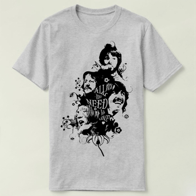 T-ShirtlennonJohnDIYTee约翰男