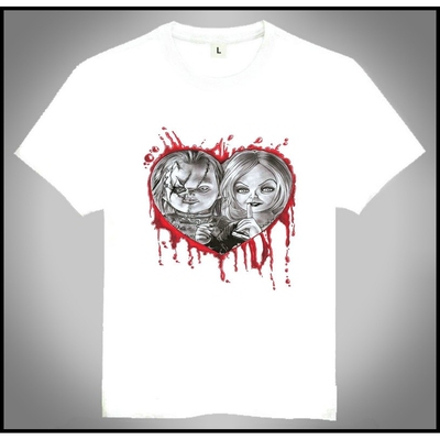 Bride of Chucky T-shirt 鬼娃新娘 T恤 欧美潮流 白色 T恤 新款7