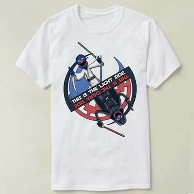 Lightside-Darkside文化衫定制男