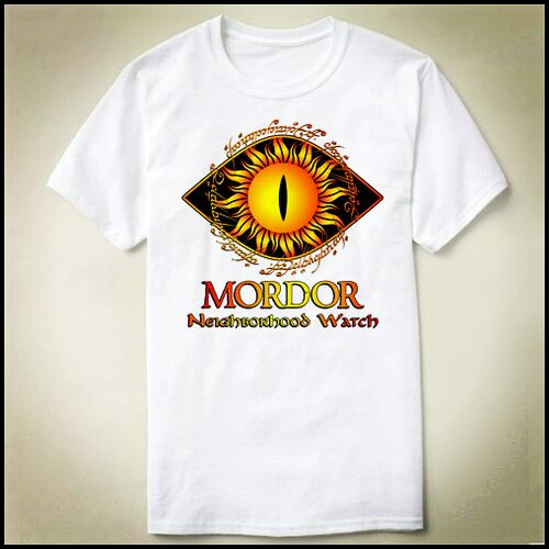 MordorWatchLordoftheRings魔戒指环王TeeShirt衣服T恤成人