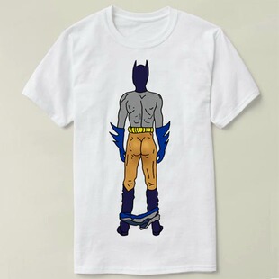 Batman Butt   衣服 个性 定制 衣服 文化衫 DIY Tee T-Shirt T恤