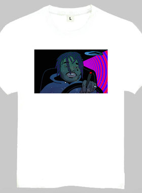 Lil Uzi Vert T-shirt 速度与激情8 Go Off T恤 白色 欧美潮流T恤