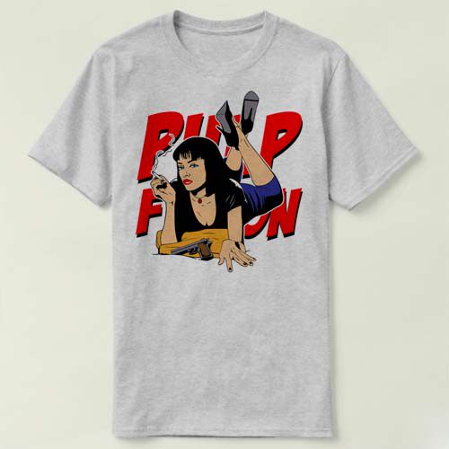 pulp fiction quentin mia wallace  昆汀低俗小说shirt衣服t恤