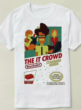 Standard Nerds NES game  IT Crowd Moss IT狂人群英 Shirt T恤