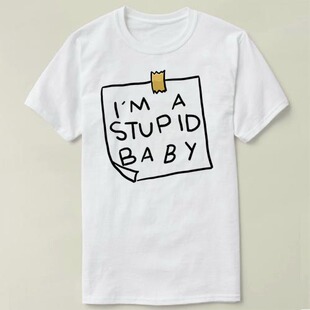 Stupid 衣服 T恤 DIY Tee 个性 Baby Shirt 定制 文化衫