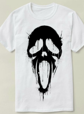 Ghostface scream 惊声尖叫 Tee Shirt T恤 圆领衣服定制成人 6