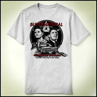 Supernatural邪恶力量Winchester吸血鬼日记T-ShirtT恤