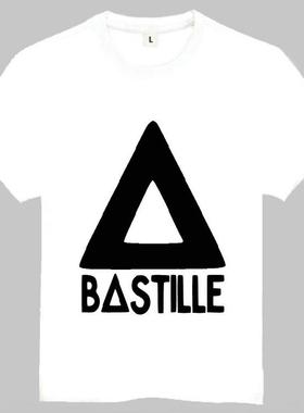 Bastille T-shirt 巴士底 T恤 欧美潮流T恤 巴士底标志 订制T恤