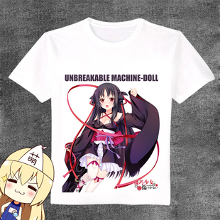 衣服 机巧少女不会受伤 夜夜 yaya 动漫T恤 长短袖圆领T 白T 周边