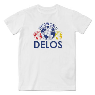 西部世界Delos乐园休闲短袖T恤青少年个性潮流圆领衣服男女同款