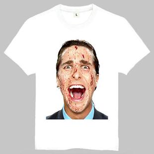 Christian Bale T-shirt 克里斯蒂安 T恤 American Psycho T恤