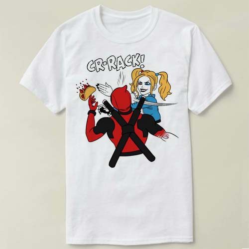 DeadpoolMarvelHarleyShirtTee男