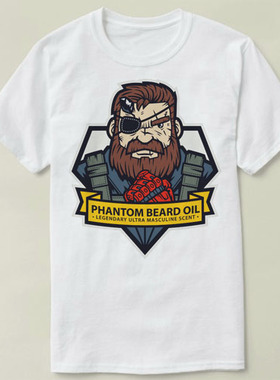 Phantom Beard Oil MGS Metal Gear Solid合金装备衣服定制T恤