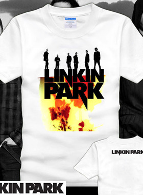 爱大超人气款 Linkin Park 革命之路 林肯公园T恤 短袖