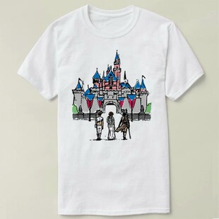 LadiesattheCastle个性来图上衣DIYTeeT-ShirtT恤衣服