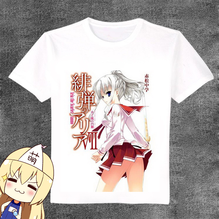 二次元衣服动漫短袖周边绯弹的亚