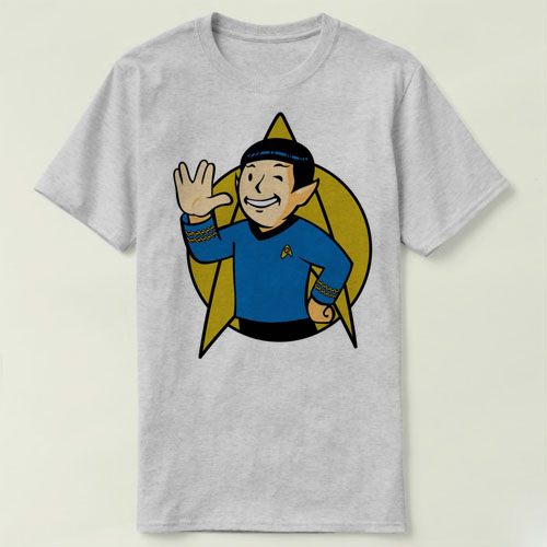 falloutT-ShirtSpockstartrek男