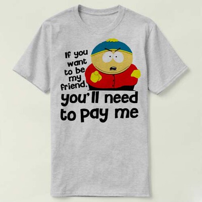 男cartmanT-ShirtSouthparkTee恤