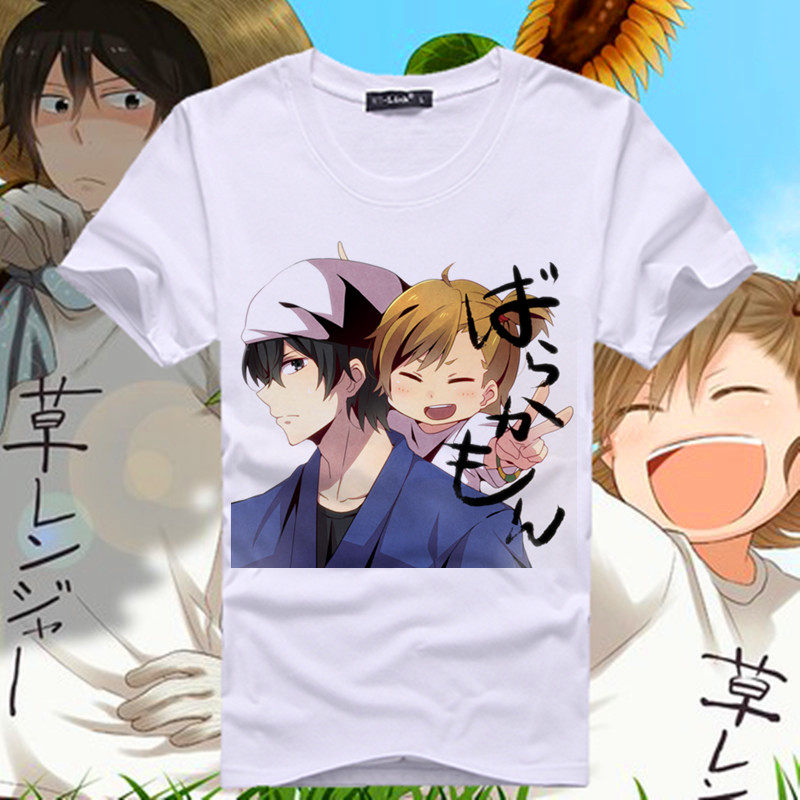 元气囝仔 动漫周边多款t恤 先生半田清舟 奈瑠琴石 木户浩志短袖