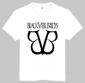 Black Veil Brides T-shirt 黑色面纱的新娘 T恤 白色欧美潮流T恤