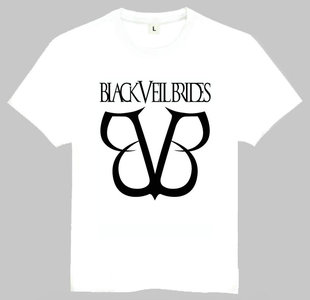 shirt 黑色面纱 Black T恤 Brides 新娘 白色欧美潮流T恤 Veil