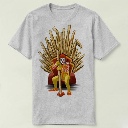 mcdonaldsThronesT-ShirtGame男
