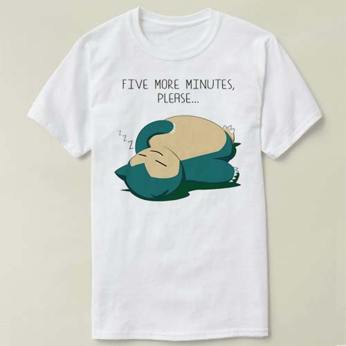 pokemon-goT-ShirtsnorlaxDIY男