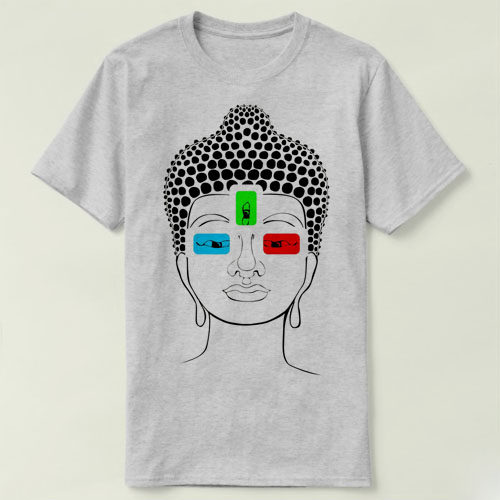 MeditationT-ShirtBuddhaThird男