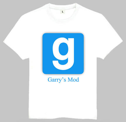 Garry's Mod T-shirt 盖瑞模组 T恤 欧美潮流T恤 G