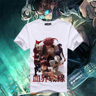 幻血界战线Blood街头莱昂纳多动漫短袖 T恤 钱皇扎普克劳斯帅气新款