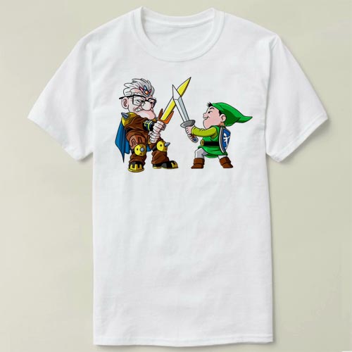 T-Shirtzelda塞尔达UP游记定制男