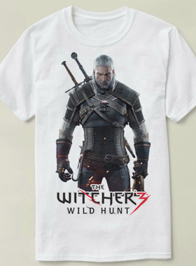 The Wicher3 gwent geralt巫师3 昆特牌Tee Shirt圆领半袖定制T恤