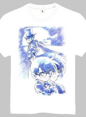 Detective Conan T-shirt 名侦探柯南 T恤 欧美潮流T恤 动漫T恤